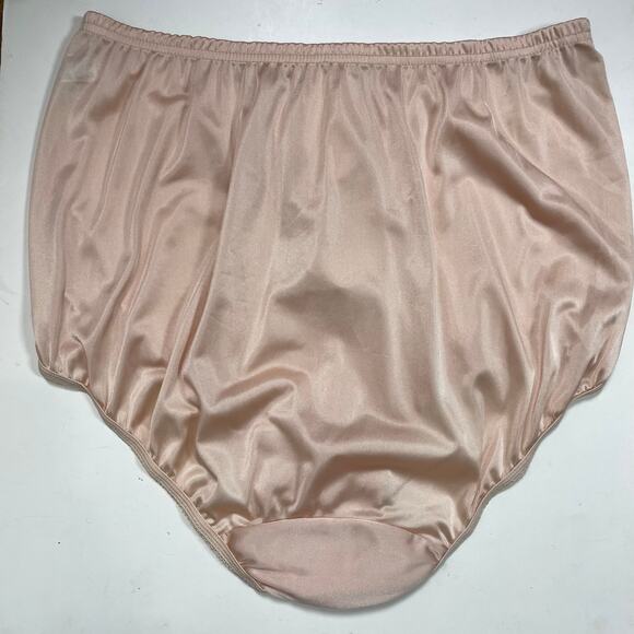 Vintage Vanity Fair Granny Panties, 1980s Antron Nylon Lot of 2 Sz 6 (XS-S) - Picture 3 of 16